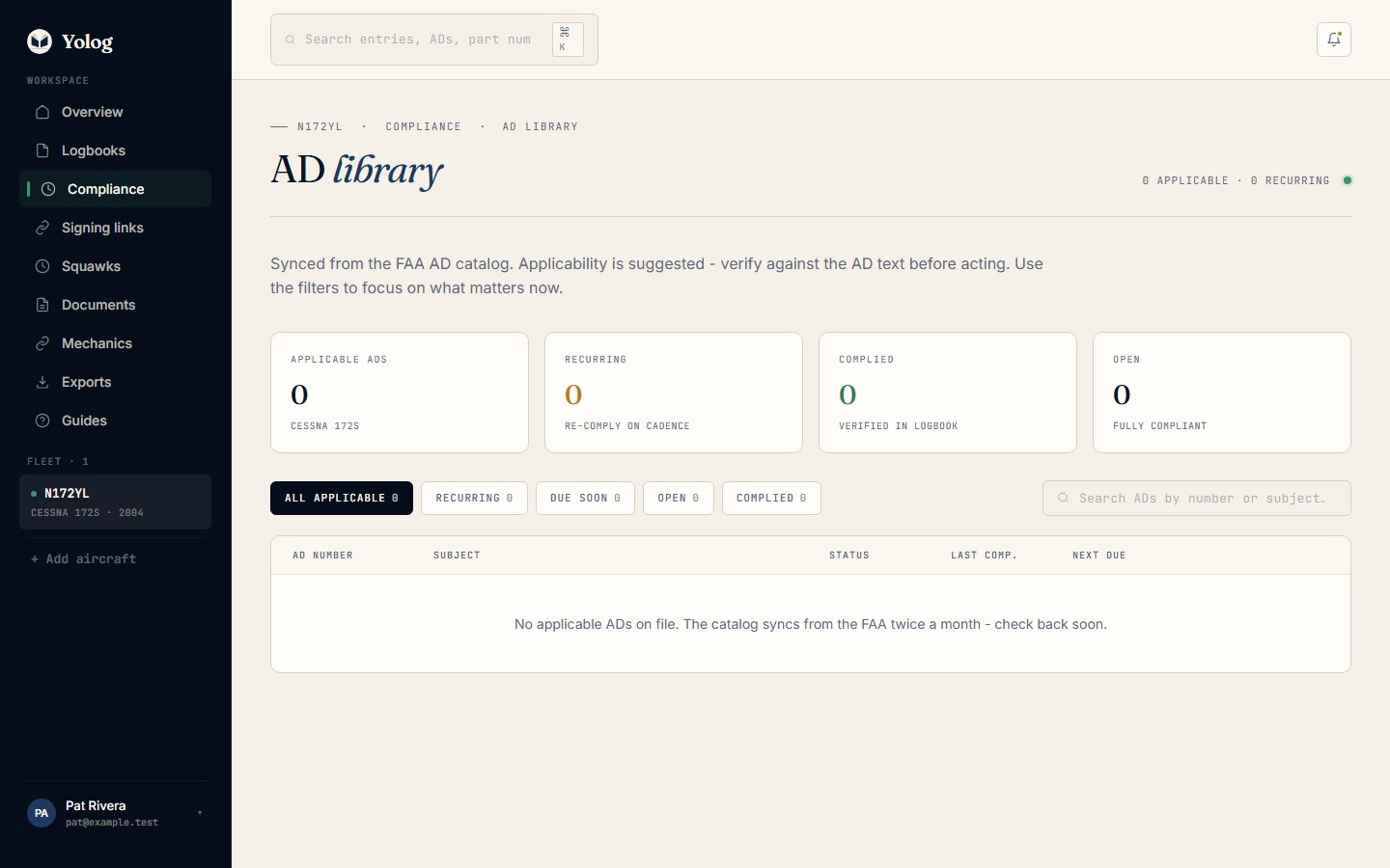 The AD library